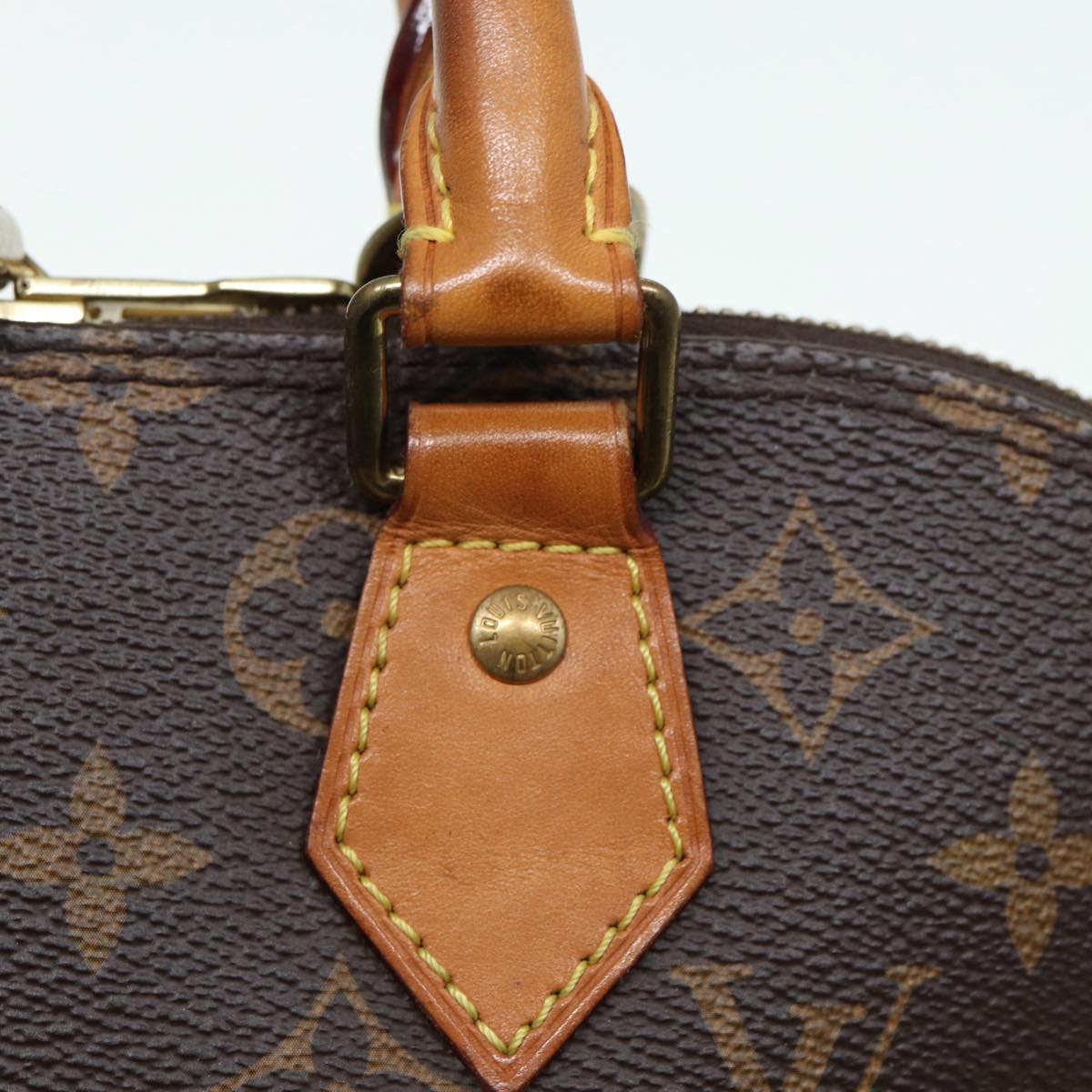 LOUIS VUITTON Monogram Alma PM Hand Bag M53151 LV Auth 86615