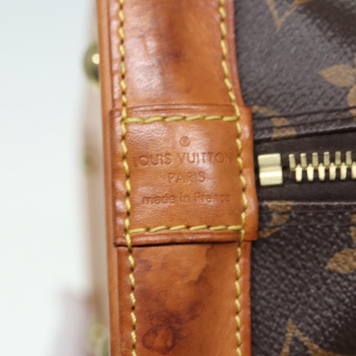 LOUIS VUITTON Monogram Alma PM Hand Bag M53151 LV Auth 86615