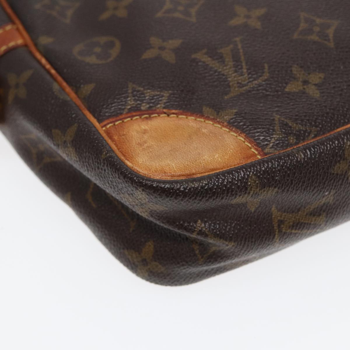 LOUIS VUITTON Monogram Compiegne 28 Clutch Bag M51845 LV Auth 86622