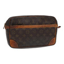 LOUIS VUITTON Monogram Compiegne 28 Clutch Bag M51845 LV Auth 86622-1