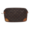 LOUIS VUITTON Monogram Compiegne 28 Clutch Bag M51845 LV Auth 86622-2