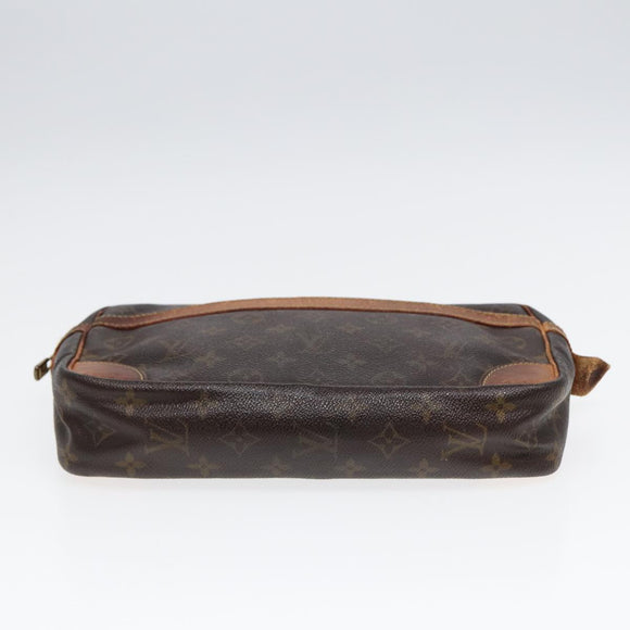 LOUIS VUITTON Monogram Compiegne 28 Clutch Bag M51845 LV Auth 86622