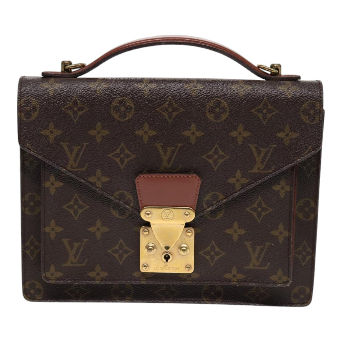 LOUIS VUITTON Monogram Monceau 26 Shoulder Bag M51187 LV Auth 86623