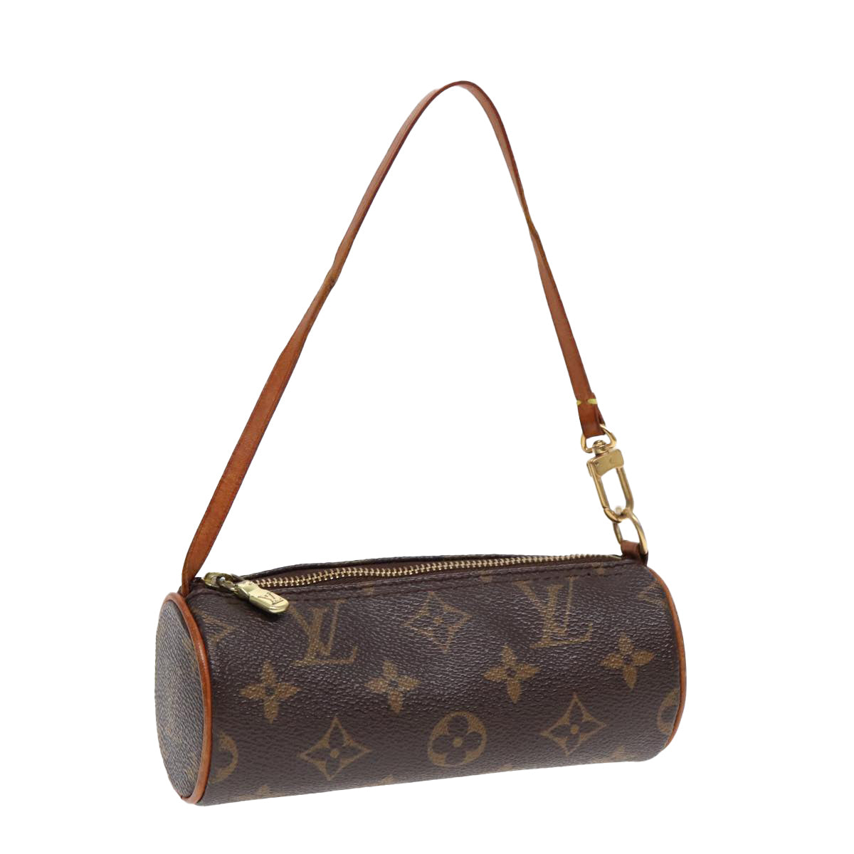 LOUIS VUITTON Monogram Papillon Pouch LV Auth 86632