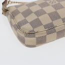 LOUIS VUITTON Damier Azur Mini Pochette Accessoires Pouch N63005 LV Auth 86634-15