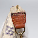 LOUIS VUITTON Damier Azur Mini Pochette Accessoires Pouch N63005 LV Auth 86634-9