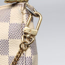 LOUIS VUITTON Damier Azur Mini Pochette Accessoires Pouch N63005 LV Auth 86634-18