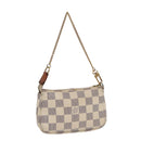 LOUIS VUITTON Damier Azur Mini Pochette Accessoires Pouch N63005 LV Auth 86634-1