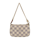 LOUIS VUITTON Damier Azur Mini Pochette Accessoires Pouch N63005 LV Auth 86634-13