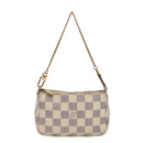 LOUIS VUITTON Damier Azur Mini Pochette Accessoires Pouch N63005 LV Auth 86634-2
