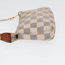 LOUIS VUITTON Damier Azur Mini Pochette Accessoires Pouch N63005 LV Auth 86634-3