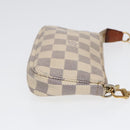 LOUIS VUITTON Damier Azur Mini Pochette Accessoires Pouch N63005 LV Auth 86634-4