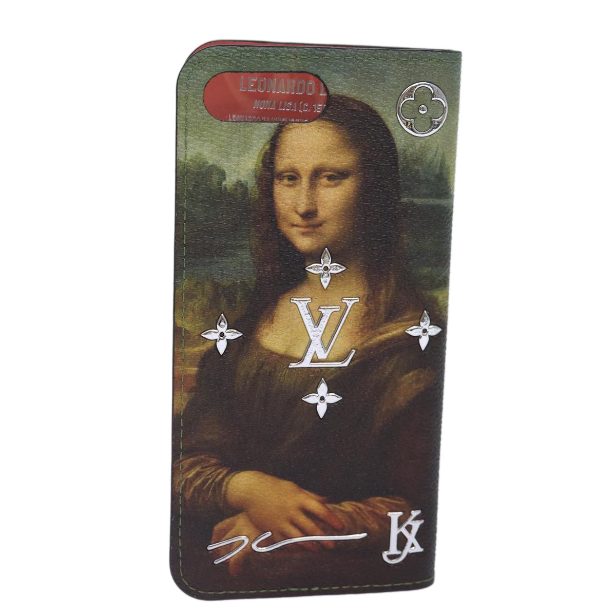 LOUIS VUITTON Da Vinci Masters Collection iphone 7+ M54649 LV Auth 86636