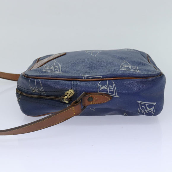 LOUIS VUITTON LV Cup Sac San Diego Shoulder Bag Blue M80010 LV Auth 86651