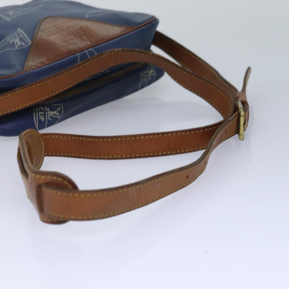 LOUIS VUITTON LV Cup Sac San Diego Shoulder Bag Blue M80010 LV Auth 86651