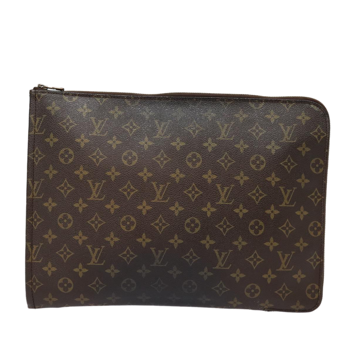 LOUIS VUITTON Monogram Posh Documents Clutch Bag M53456 LV Auth 86652