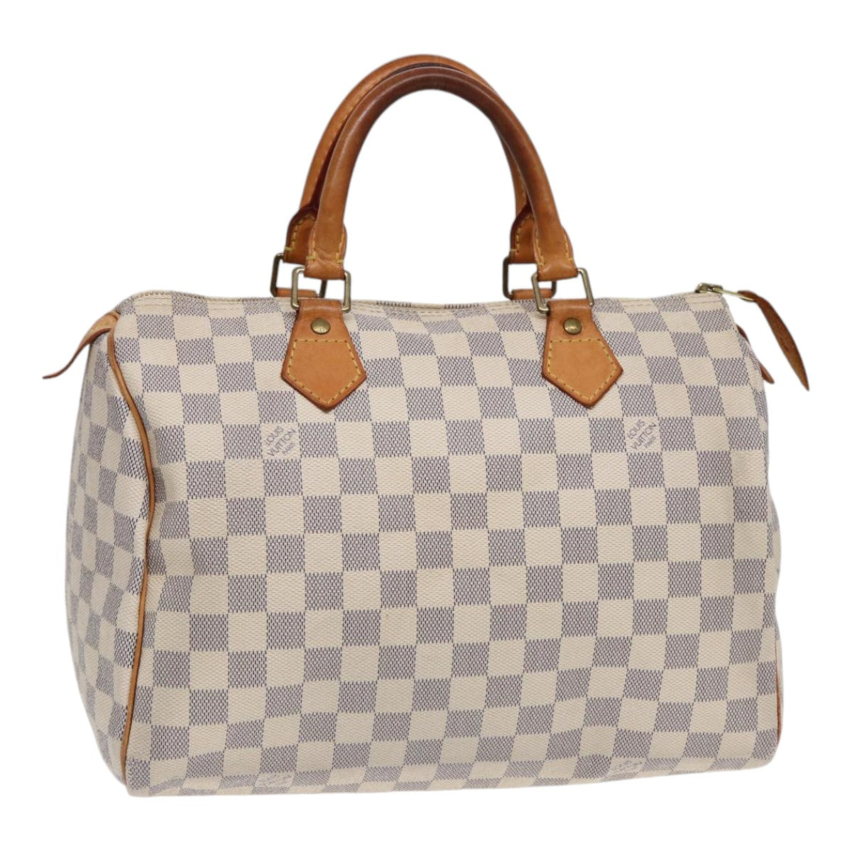 LOUIS VUITTON Damier Azur Speedy 30 Hand Bag N41533 LV Auth 86653