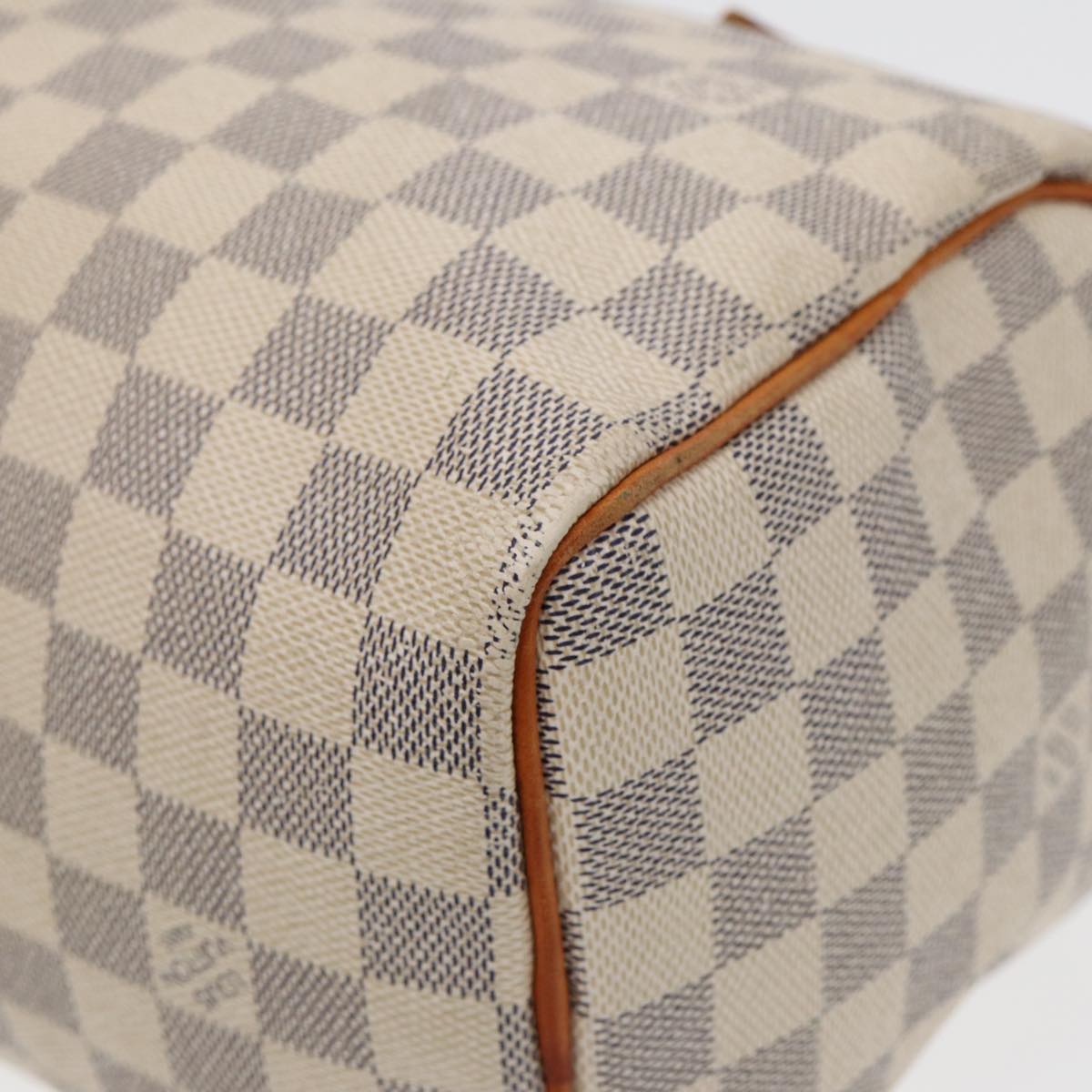 LOUIS VUITTON Damier Azur Speedy 25 Hand Bag N41534 LV Auth 86654