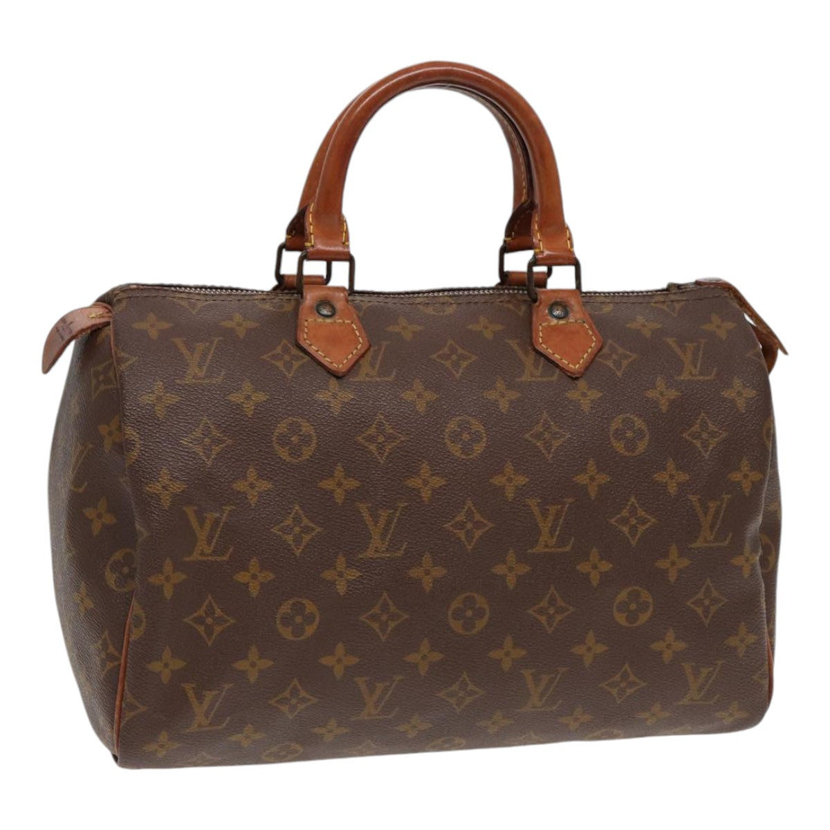 LOUIS VUITTON Monogram Speedy 30 Hand Bag Vintage M41526 LV Auth 86655