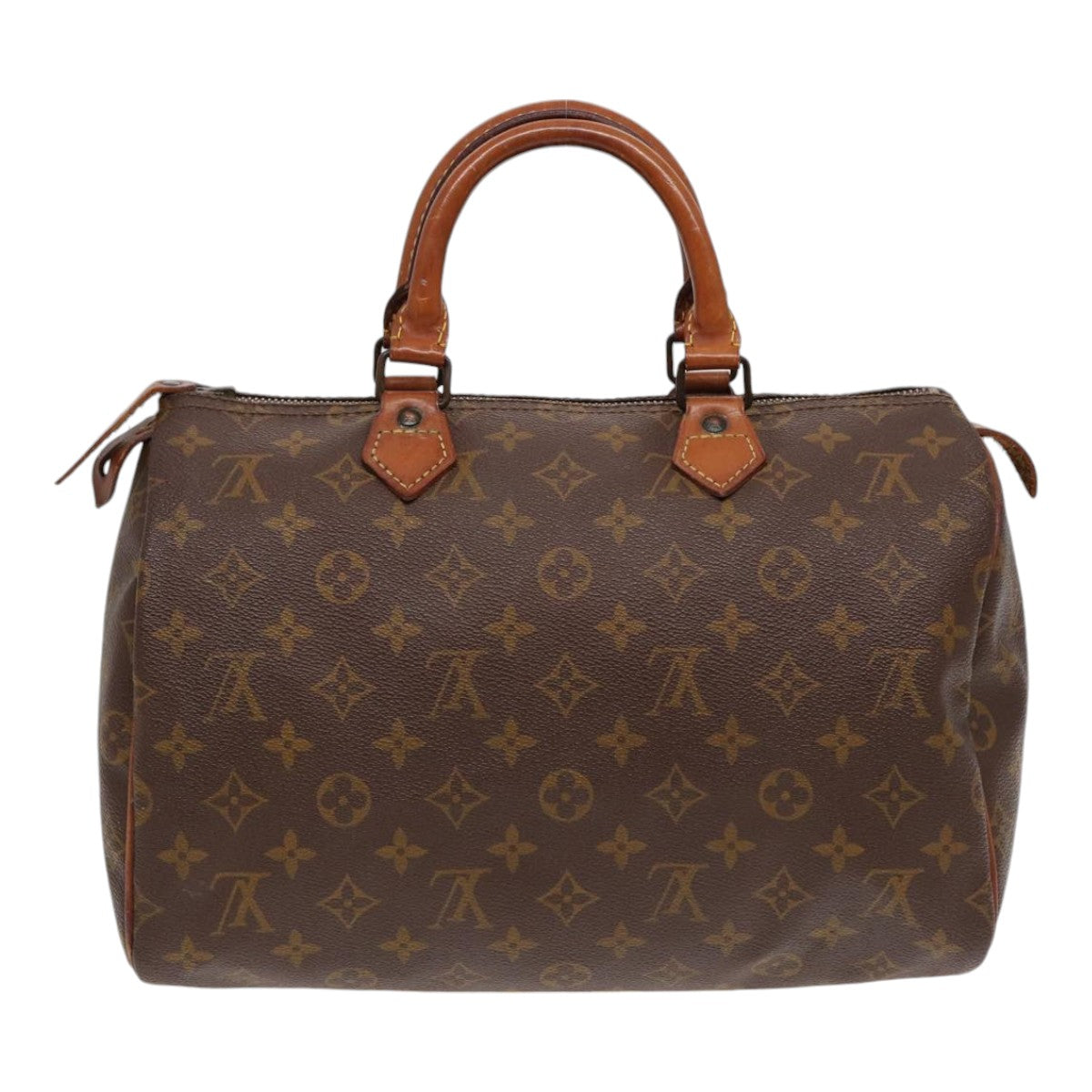 LOUIS VUITTON Monogram Speedy 30 Hand Bag Vintage M41526 LV Auth 86655