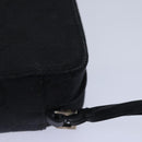 GUCCI GG Canvas Pouch Black Silver 039 1094 Auth 86678-17