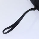 GUCCI GG Canvas Pouch Black Silver 039 1094 Auth 86678-7