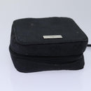 GUCCI GG Canvas Pouch Black Silver 039 1094 Auth 86678-5