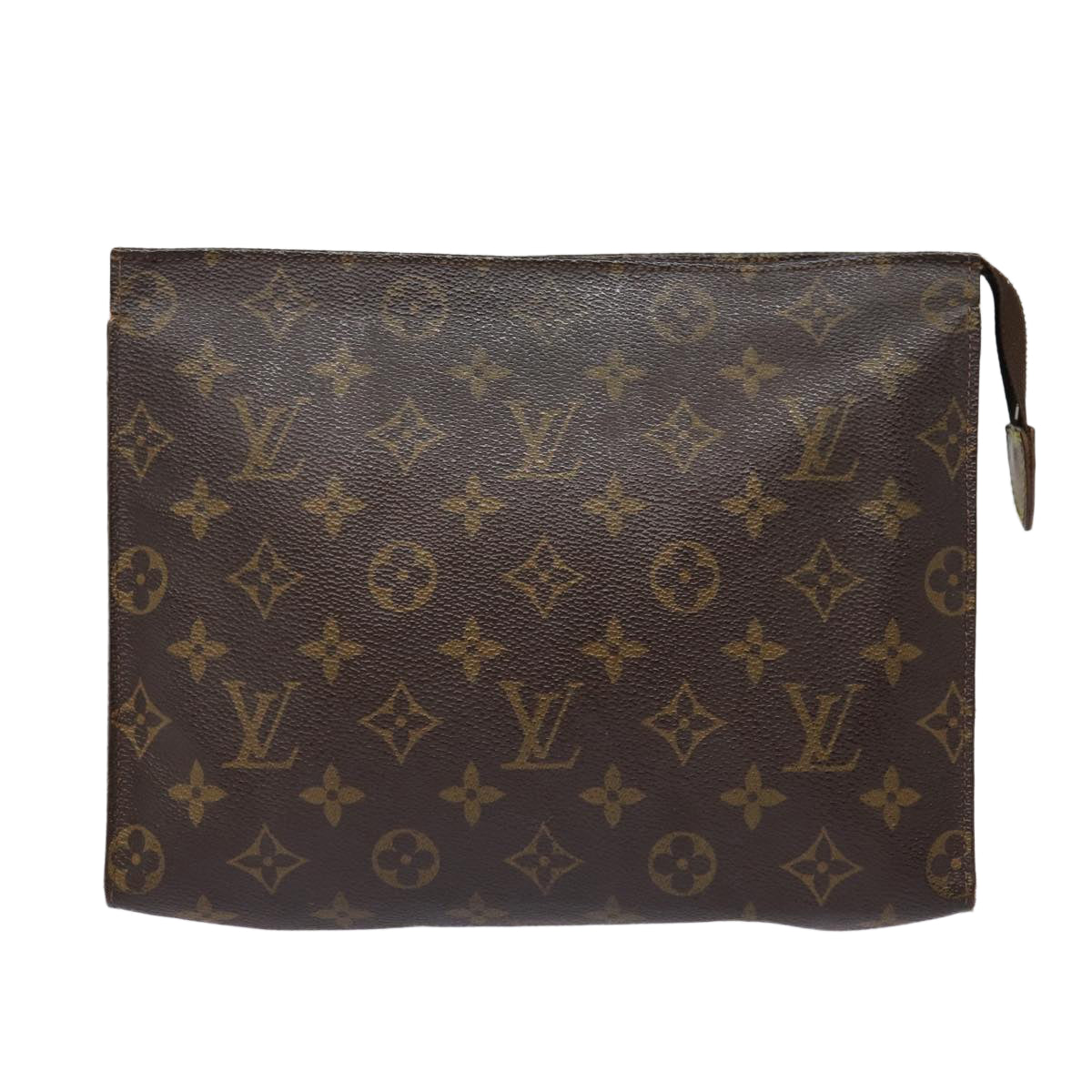 LOUIS VUITTON Monogram Poche Toilette 26 Pouch M47542 LV Auth 86681