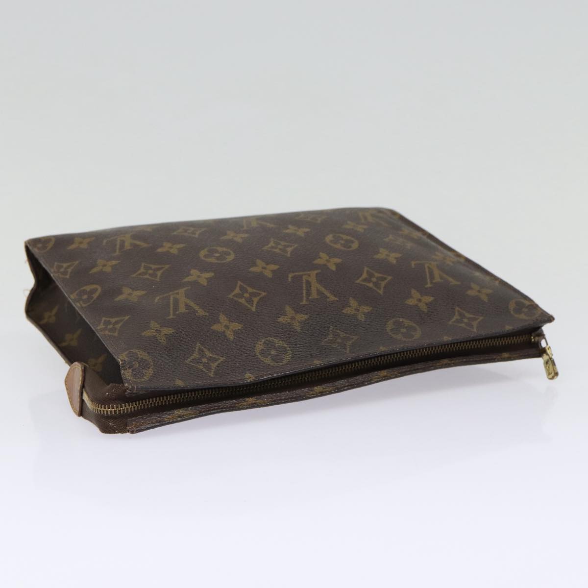 LOUIS VUITTON Monogram Poche Toilette 26 Pouch M47542 LV Auth 86681