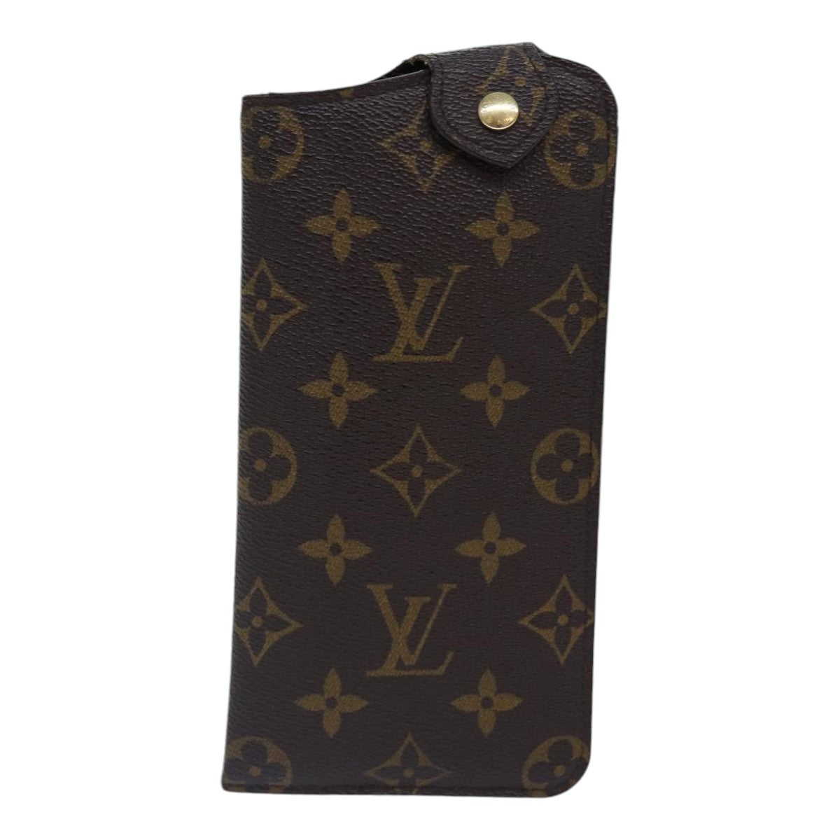 LOUIS VUITTON Monogram Etui Lunette MM Glasses Case M66544 LV Auth 86684