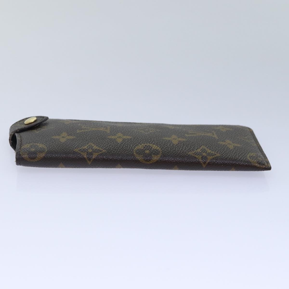 LOUIS VUITTON Monogram Etui Lunette MM Glasses Case M66544 LV Auth 86684