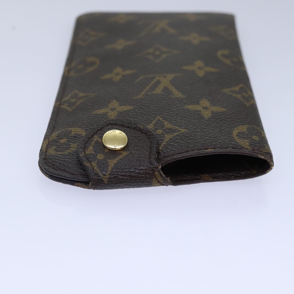 LOUIS VUITTON Monogram Etui Lunette MM Glasses Case M66544 LV Auth 86684