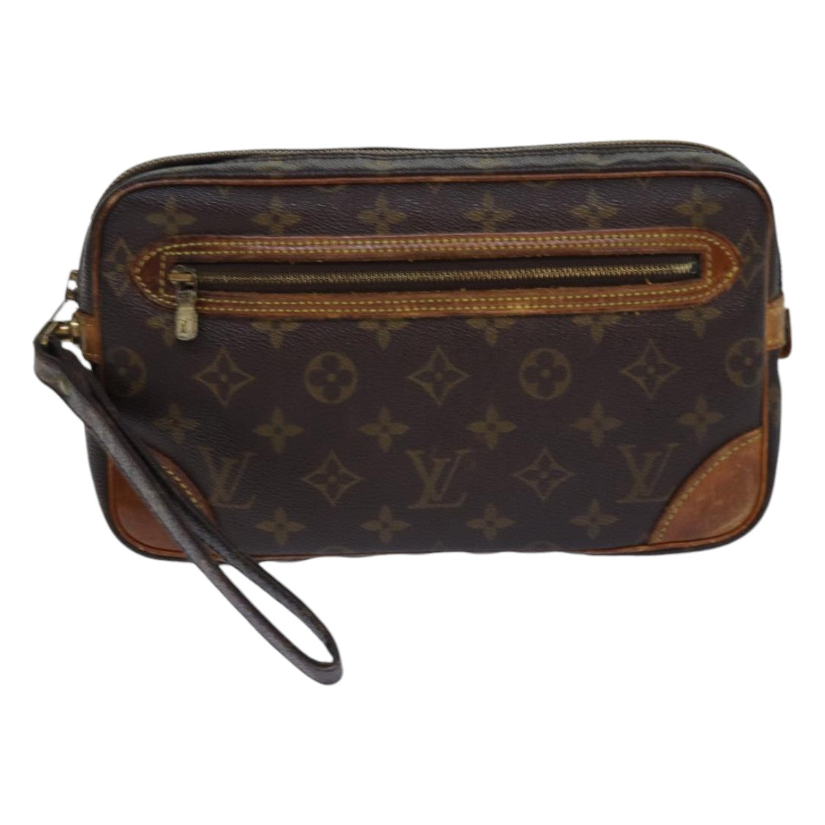 LOUIS VUITTON Monogram Marly Dragonne GM Clutch Bag M51825 LV Auth 86694