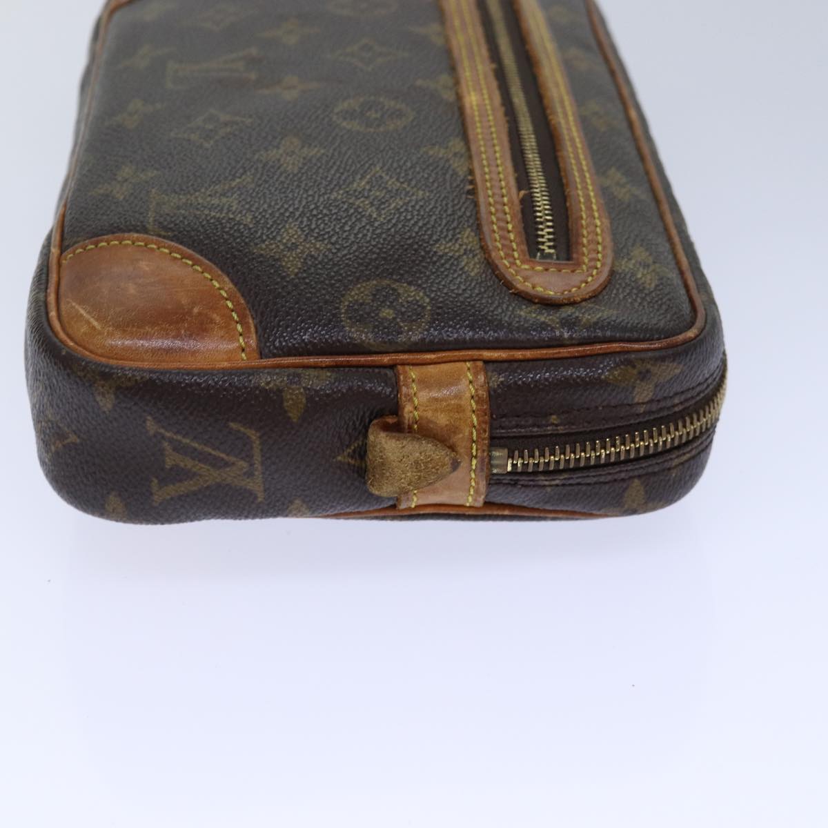 LOUIS VUITTON Monogram Marly Dragonne GM Clutch Bag M51825 LV Auth 86694