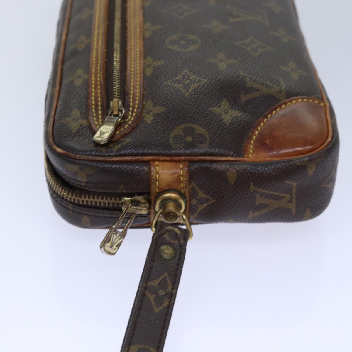 LOUIS VUITTON Monogram Marly Dragonne GM Clutch Bag M51825 LV Auth 86694