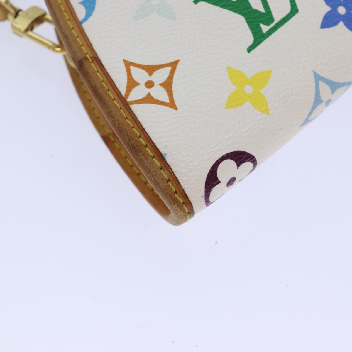 LOUIS VUITTON Multicolor Shirley Shoulder Bag White M40049 LV Auth 86695