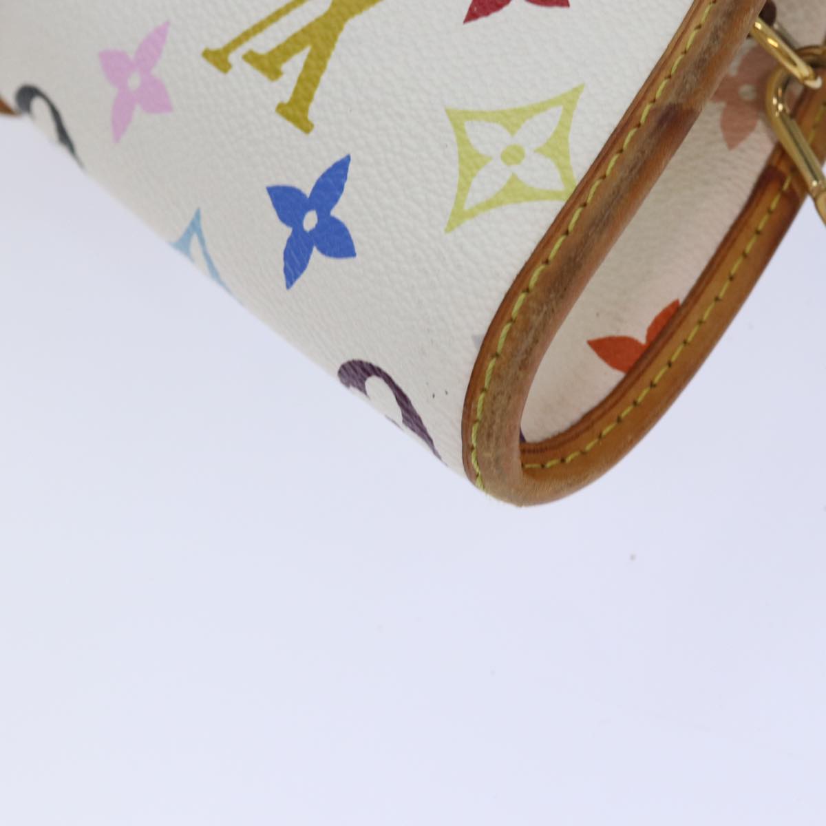 LOUIS VUITTON Multicolor Shirley Shoulder Bag White M40049 LV Auth 86695