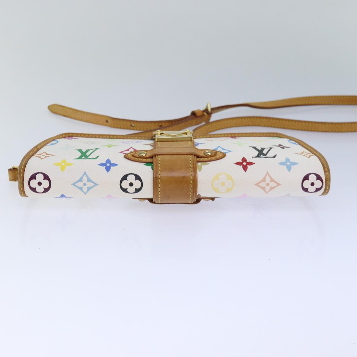 LOUIS VUITTON Multicolor Shirley Shoulder Bag White M40049 LV Auth 86695