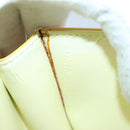 LOUIS VUITTON Monogram Vernis Spring Street Bag Lime Yellow M91068 Auth 86715-12