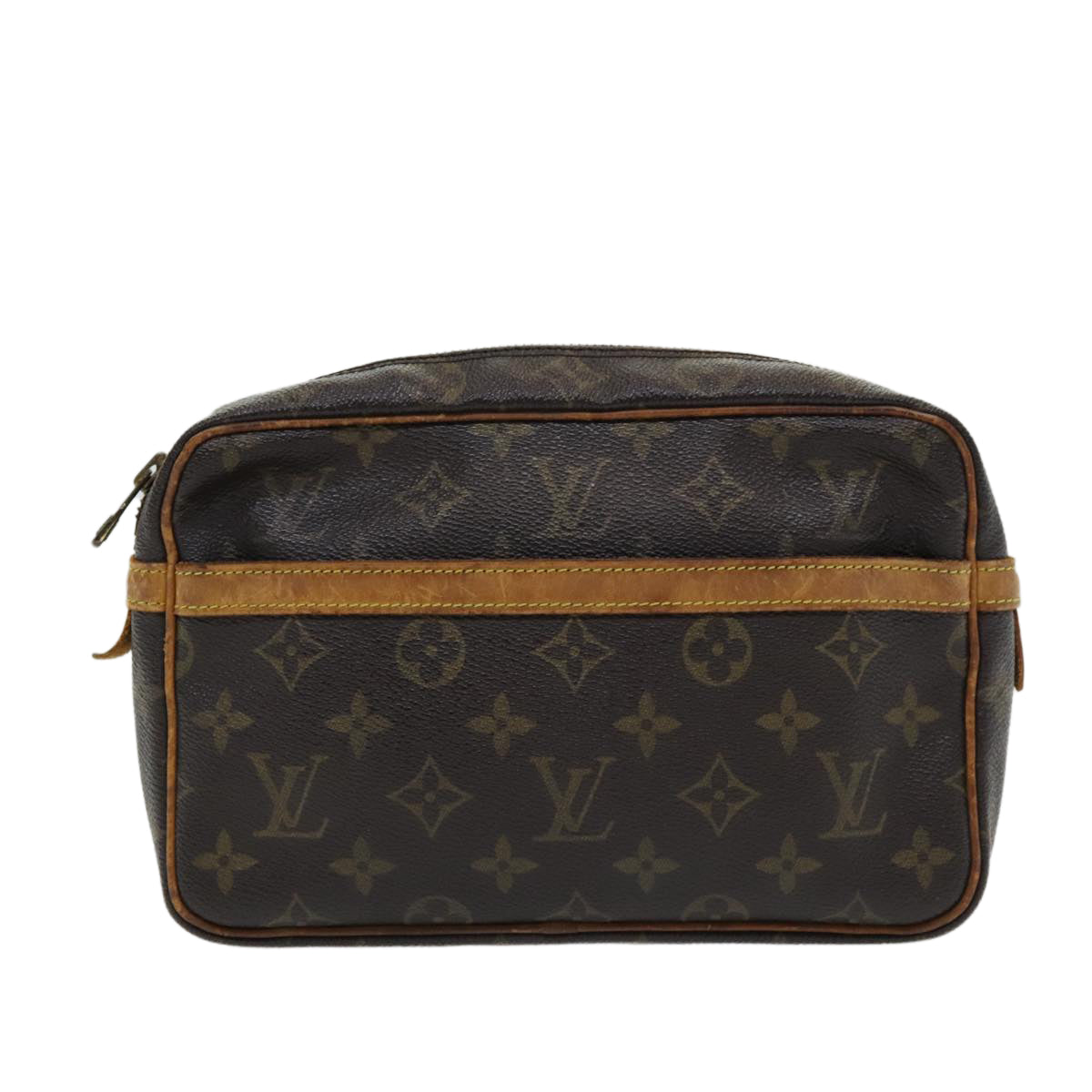 LOUIS VUITTON Monogram Compiegne 23 Clutch Bag M51847 LV Auth 86717