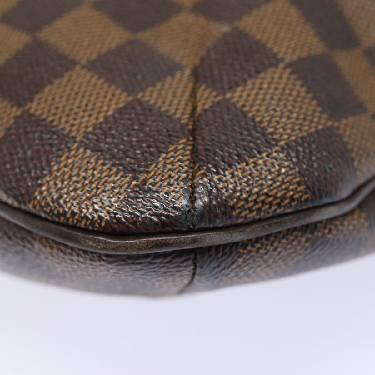 LOUIS VUITTON Damier Ebene Bloomsbury PM Shoulder Bag N42251 LV Auth 86720