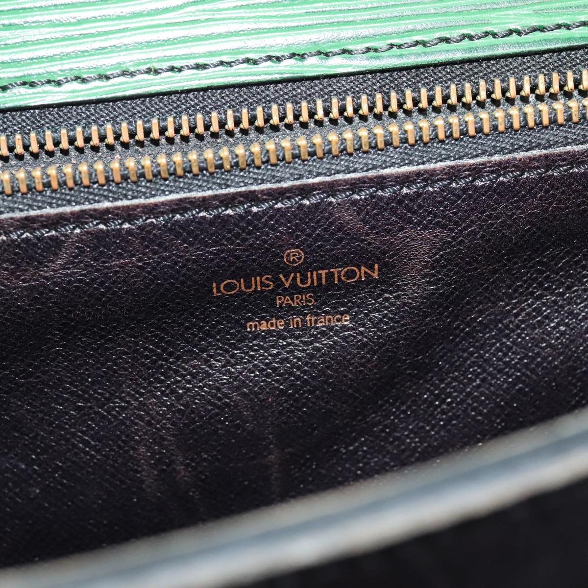 LOUIS VUITTON Epi Serviette Conseiller Briefcase Green M54424 LV Auth 86730