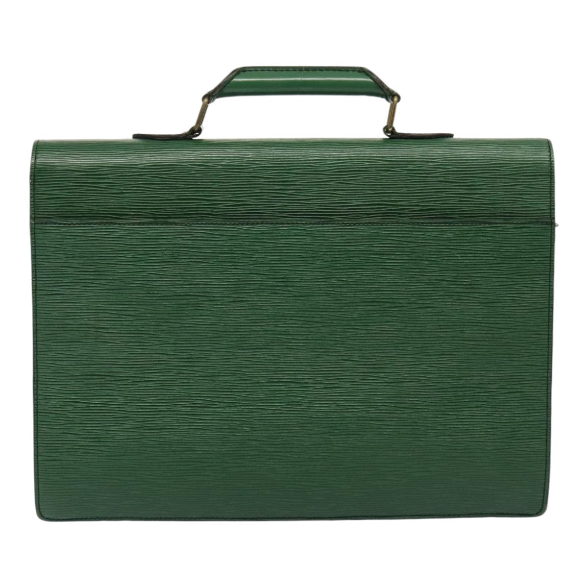 LOUIS VUITTON Epi Serviette Conseiller Briefcase Green M54424 LV Auth 86730 - 0