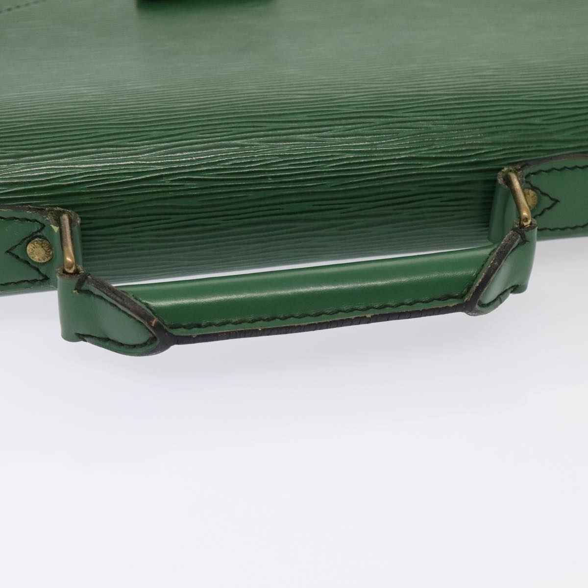 LOUIS VUITTON Epi Serviette Conseiller Briefcase Green M54424 LV Auth 86730