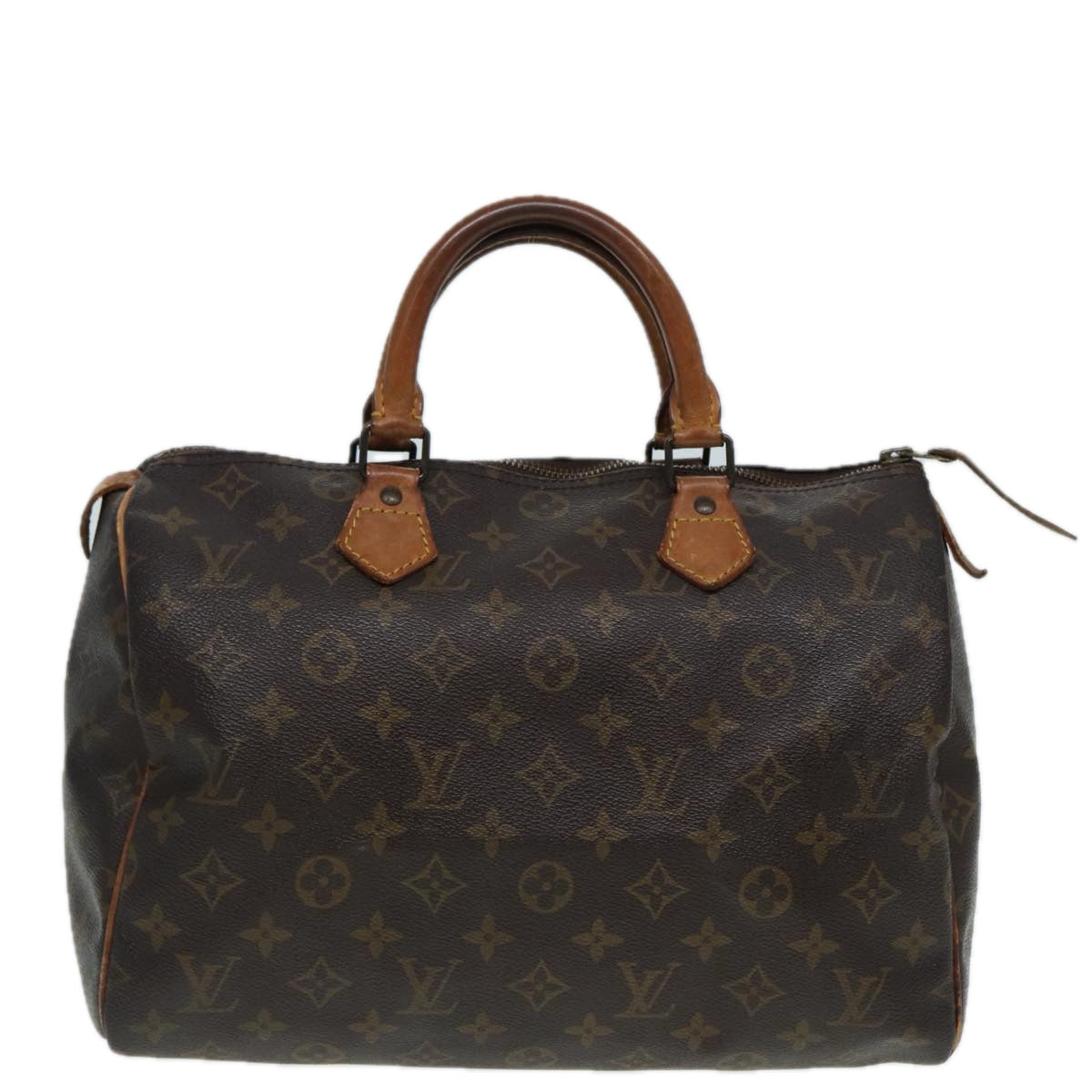 LOUIS VUITTON Monogram Speedy 30 Hand Bag M41526 LV Auth 86733