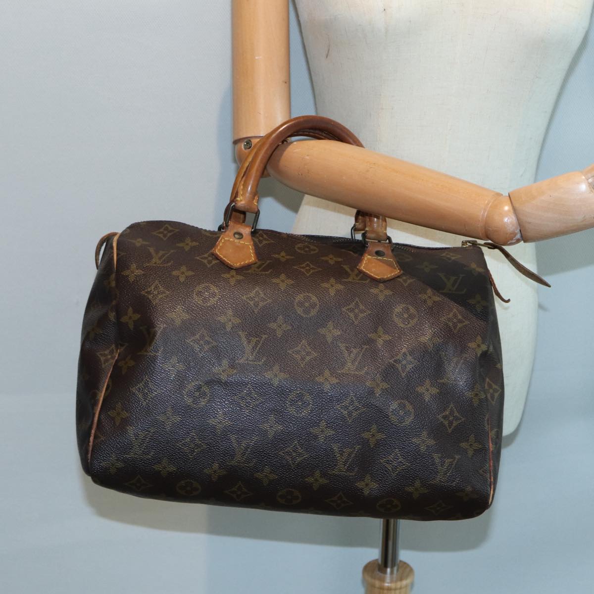 LOUIS VUITTON Monogram Speedy 30 Hand Bag M41526 LV Auth 86733