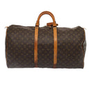 LOUIS VUITTON Monogram Keepall 60 Boston Bag M41422 LV Auth 86740-2