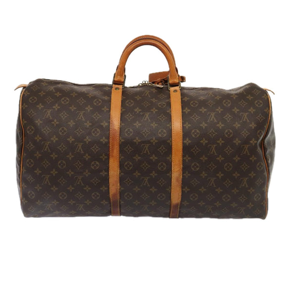 LOUIS VUITTON Monogram Keepall 60 Boston Bag M41422 LV Auth 86740