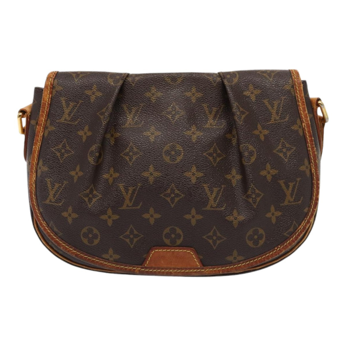 LOUIS VUITTON Monogram Menilmontant PM Shoulder Bag M40474 LV Auth 86751