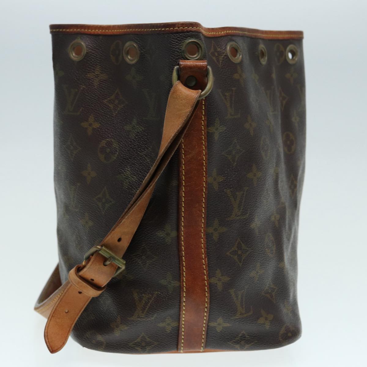 LOUIS VUITTON Monogram Petit Noe Shoulder Bag M42226 LV Auth 86756